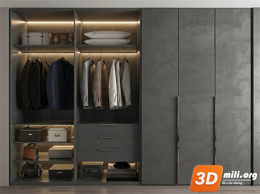 Wardrobe Skp Files 